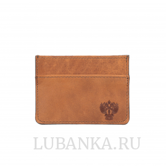 Картхолдер двухсторонний Прокуратура светло коричневый