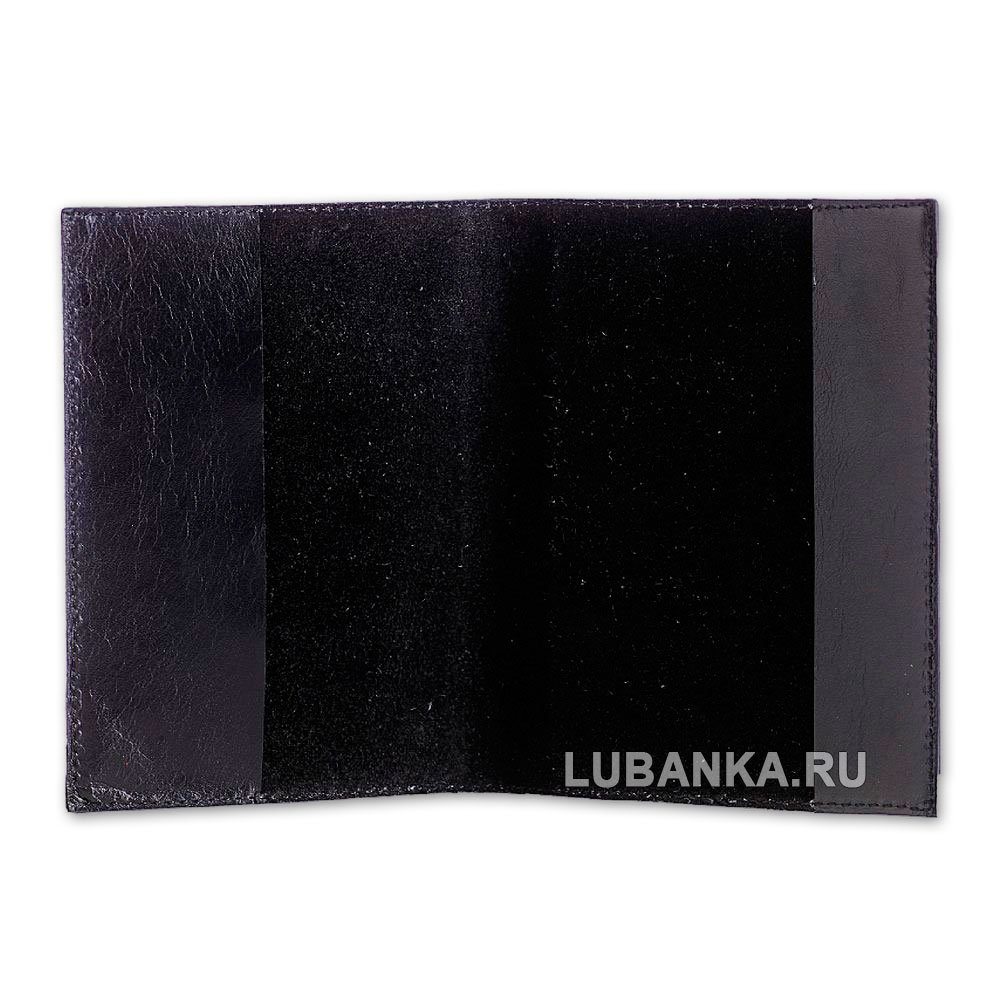Обложка для паспорта «Артиллерия», чёрная