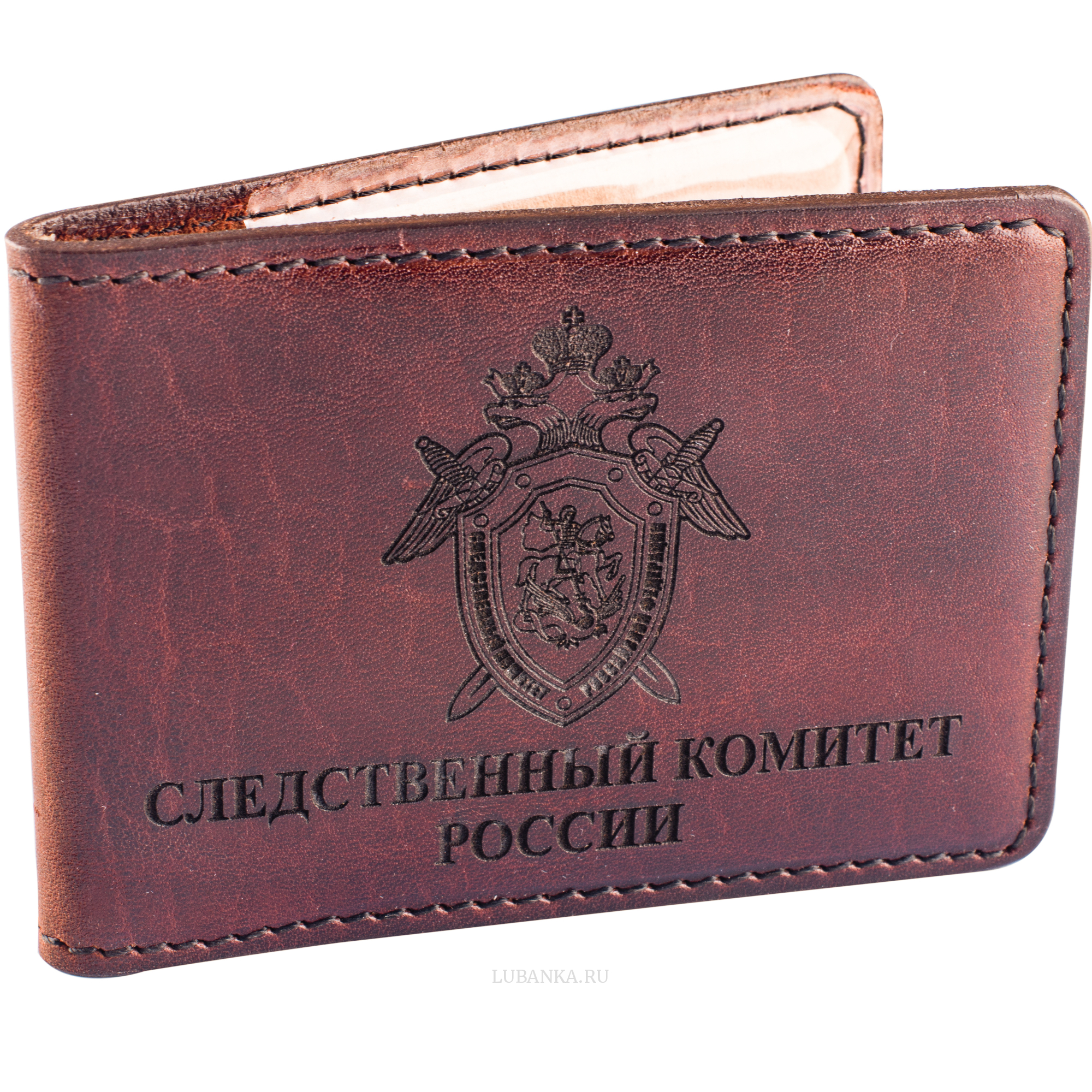 Обложка для удостоверения СКР коричневая