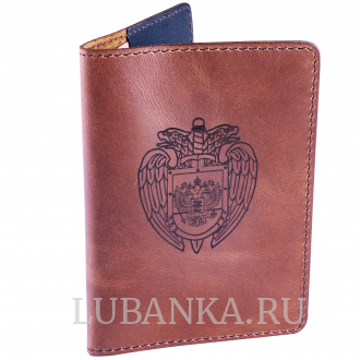 Обложка для паспорта ФСО коричневая