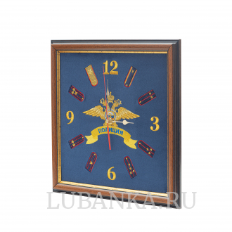 Часы настенные Полиция