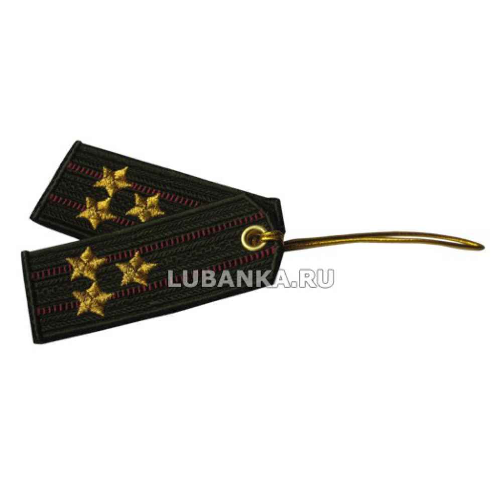 Брелок вышитый «Погон полковника», внутренние войска