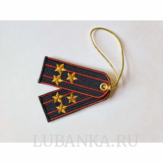 Брелок вышитый «Погон полковника», полиция