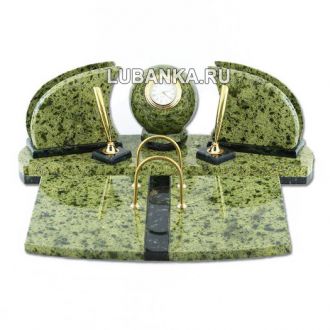 Настольный набор для руководителя «Шар» из камня