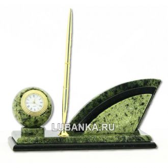 Настольный набор для руководителя «Шар» из камня