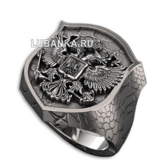 Перстень мужской «Герб России»